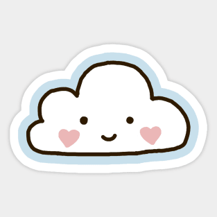 Cute Cloud Sticker